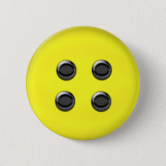 Bóton Redondo 5.08cm Botão - Botão amarelo