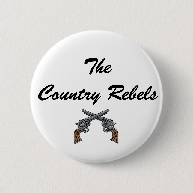 Bóton Redondo 5.08cm Botão branco (Frente)