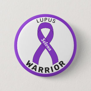 Bóton Redondo 5.08cm Botão Branco da Faixa de Opções do Lupus Warrio