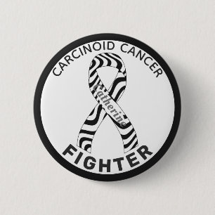 Bóton Redondo 5.08cm Botão Branco da Fita de Combatente do Cancer Carc