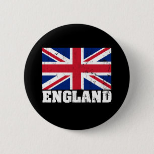 Bóton Redondo 5.08cm Botão britânico da bandeira de Union Jack