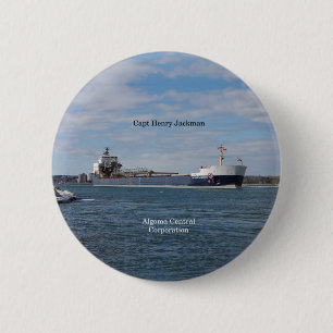 Bóton Redondo 5.08cm Botão Capt Henry Jackman