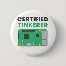 Botão certificado do Tinkerer