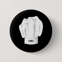 Bóton Redondo 5.08cm Botão Chef Hat