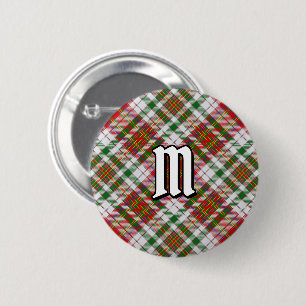 Bóton Redondo 5.08cm Botão Clan MacAlister Vestir Tartan