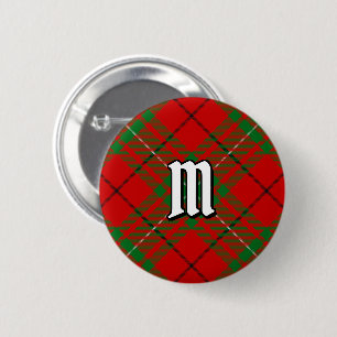 Bóton Redondo 5.08cm Botão Clan MacAulay Tartan