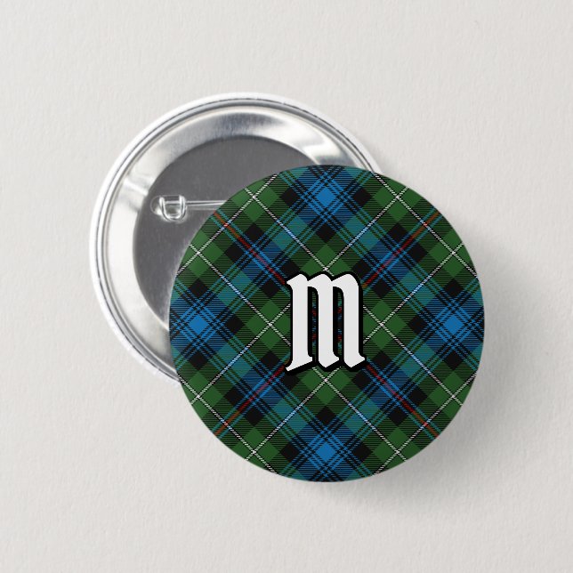 Bóton Redondo 5.08cm Botão Clan MacKenzie Tartan (Frente & Verso)