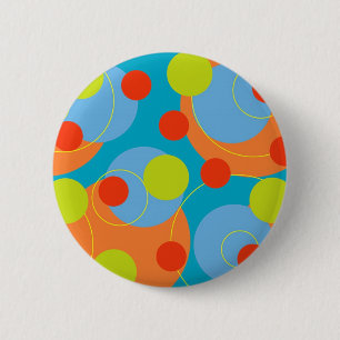 Bóton Redondo 5.08cm Botão Colorido Bonito de Diversão de Fruta Retroat