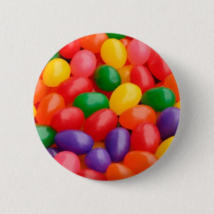 BÓTON REDONDO 5.08CM BOTÃO COLORIDO FELIZ DO JELLYBEAN