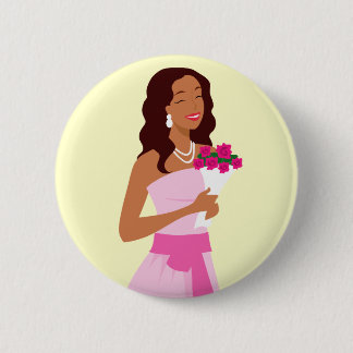 Bóton Redondo 5.08cm Botão cor-de-rosa do vestido de casamento