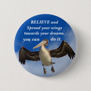 Bóton Redondo 5.08cm Botão_Crença