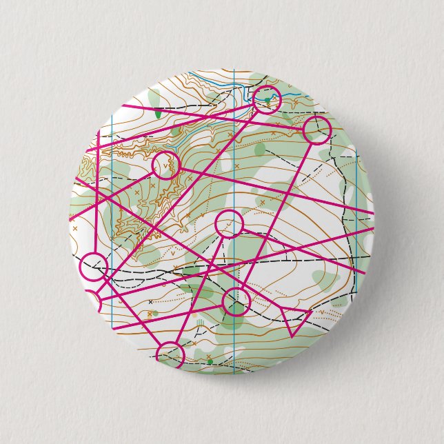 Bóton Redondo 5.08cm Botão - curso orientador (Frente)