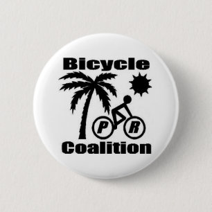 Bóton Redondo 5.08cm Botão da aliança da bicicleta de Puerto Rico