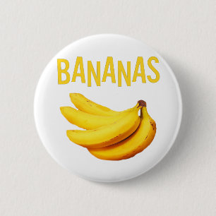 Bóton Redondo 5.08cm Botão da banana