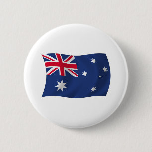 Bóton Redondo 5.08cm Botão da Bandeira da Austrália