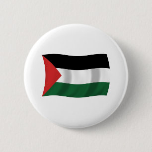 Bóton Redondo 5.08cm Botão da Bandeira da Autoridade Palestina