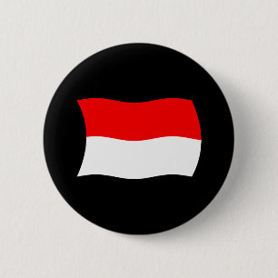 Bóton Redondo 5.08cm Botão da bandeira da Indonésia