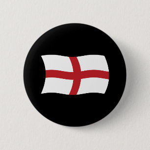 Bóton Redondo 5.08cm Botão da Bandeira da Inglaterra