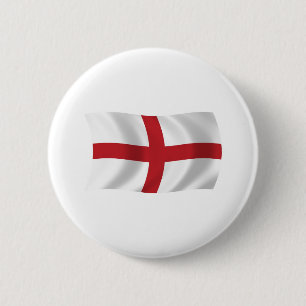 Bóton Redondo 5.08cm Botão da Bandeira da Inglaterra