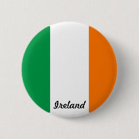 Botão da Bandeira da Irlanda