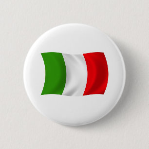 Bóton Redondo 5.08cm Botão da Bandeira da Itália