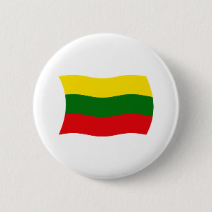 Bóton Redondo 5.08cm Botão da Bandeira da Lituânia