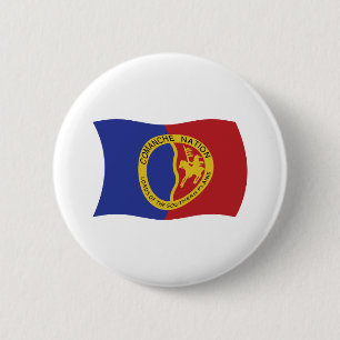 Bóton Redondo 5.08cm Botão da Bandeira da Nação Comanche