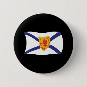 Bóton Redondo 5.08cm Botão da Bandeira da Nova Escócia