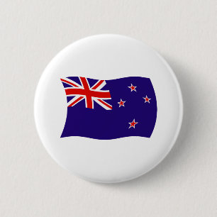 Bóton Redondo 5.08cm Botão da Bandeira da Nova Zelândia