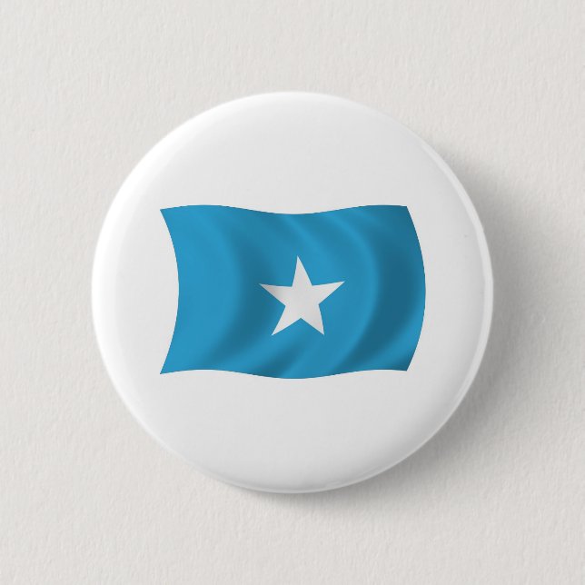 Bóton Redondo 5.08cm Botão da Bandeira da Somália (Frente)