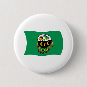 Bóton Redondo 5.08cm Botão da Bandeira da Tribo Kutenai
