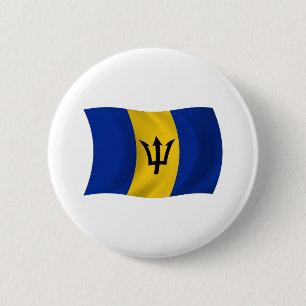 Bóton Redondo 5.08cm Botão da Bandeira de Barbados