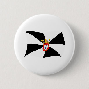 Bóton Redondo 5.08cm Botão da Bandeira de Ceuta