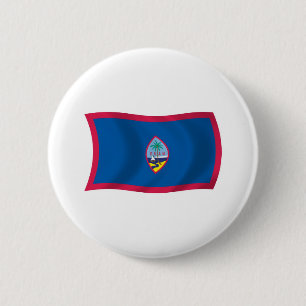 Bóton Redondo 5.08cm Botão da Bandeira de Guam