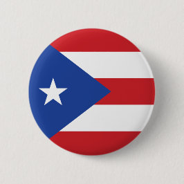 Bóton Redondo 5.08cm Botão da bandeira de Puerto Rico