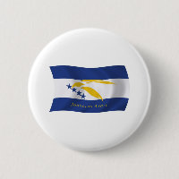Botão da Bandeira do Atol Johnston