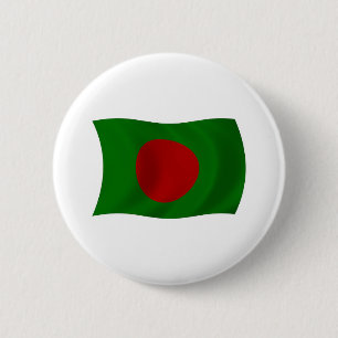 Bóton Redondo 5.08cm Botão da Bandeira do Bangladesh