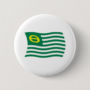 Bóton Redondo 5.08cm Botão da Bandeira do Movimento Ecológico