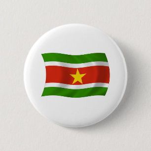 Bóton Redondo 5.08cm Botão da Bandeira do Suriname
