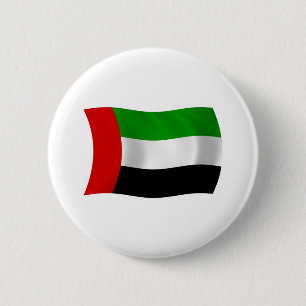 Bóton Redondo 5.08cm Botão da Bandeira dos Emirados Árabes Unidos