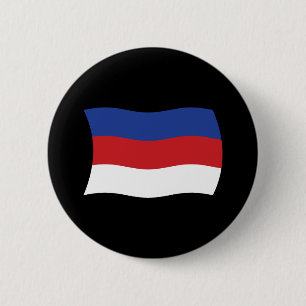Bóton Redondo 5.08cm Botão da Bandeira dos Sorábios