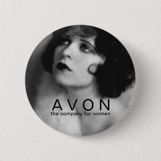 Bóton Redondo 5.08cm Botão da beleza de AVON do vintage