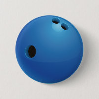 Botão da bola de boliche