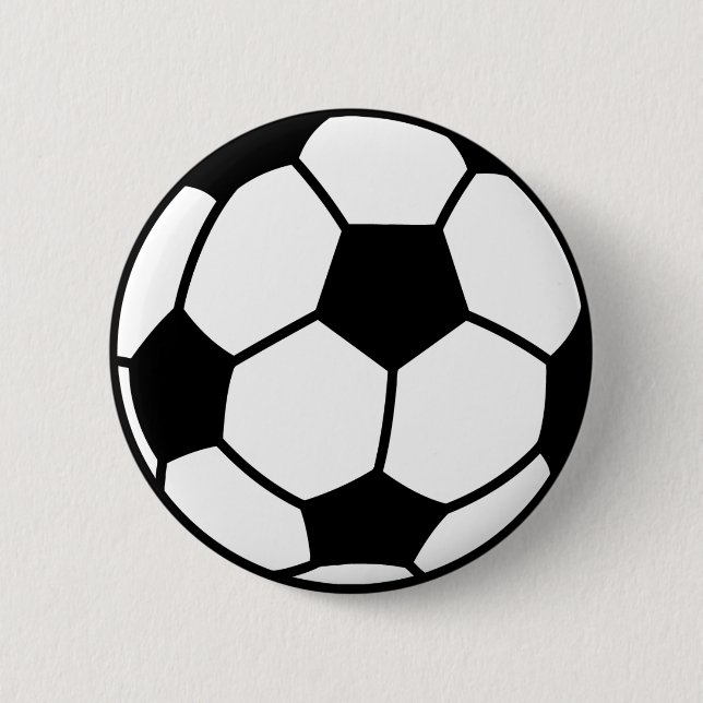 Bóton Redondo 5.08cm Botão da bola de futebol (Frente)
