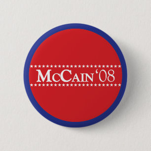 Bóton Redondo 5.08cm Botão da campanha de John McCain