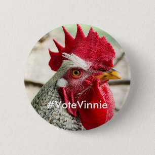 Bóton Redondo 5.08cm Botão da campanha de Vinnie do candidato
