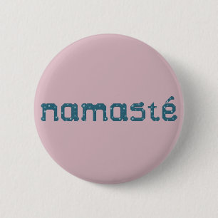 Bóton Redondo 5.08cm Botão da cerceta de Namaste