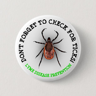Bóton Redondo 5.08cm Botão da consciência da doença de Lyme do