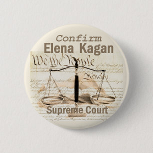 Bóton Redondo 5.08cm Botão da corte suprema de Elena Kagan