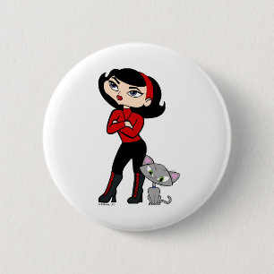 Bóton Redondo 5.08cm Botão da Escorpião